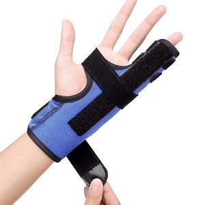 Fibee Boxer Fracture Splint, Pinky Finger Splint, Adjustable for 4th and 5th Finger Splint, for Men and Women（L/XL)