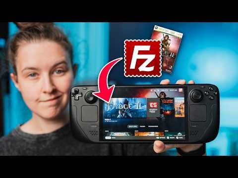 Transfer files from PC to Steam Deck with FileZilla