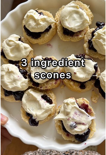 Easy Three Ingredient Scones Recipe in Under 30 Minutes