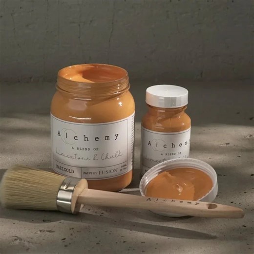 Fusion Alchemy Paint - Marigold | Chalk-Style Furniture Paint | Rhapsody Art Barn