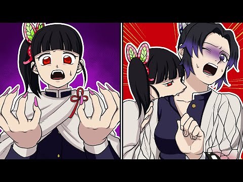 【キメツ学園】カナヲが吸血鬼化してしのぶを襲う！？【炭治郎/カナヲ/炭カナ/きめつのやいば/アニメ2期/遊郭編/声真似】