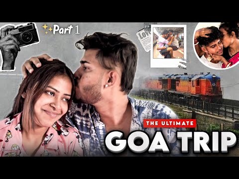 Finally Goa ! Kolkata to Goa By Train | Goa Fun Vlog Part - 1 | Amravati Express | Goa With Friends