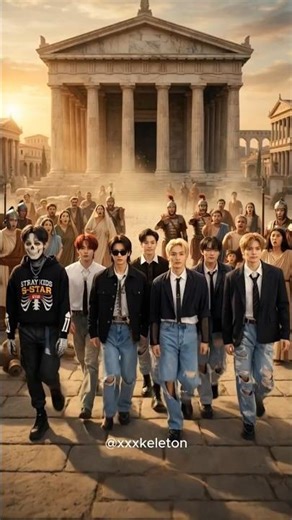 SE VOCÊ LEVASSE O STRAY KIDS PARA GRÉCIA ANTIGA?