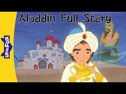 Aladdin and His Wonderful Lamp | Full Story | A Magical Adventure from Start to End! | Little Fox