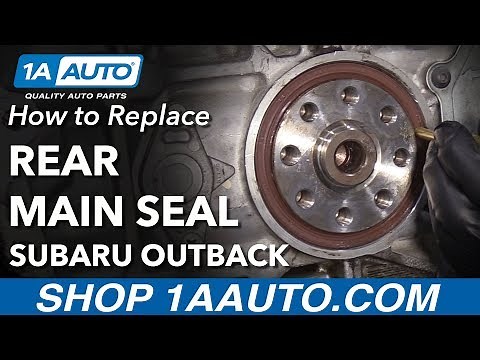 How to Replace Rear Main Seal 04-09 Subaru Outback