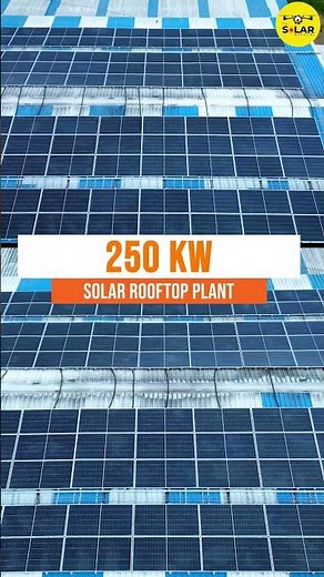 250 KW Commercial Solar Installation | Waaree Solar Panel | Sungrow Solar Inverter
