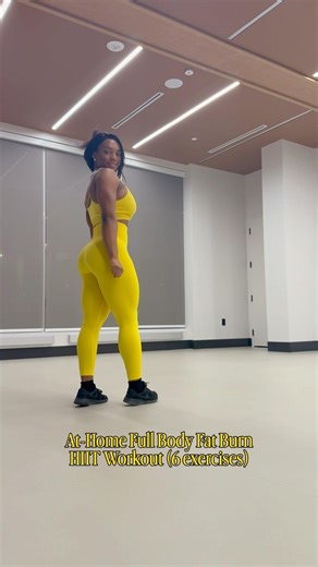 At Home high-intensity HIIT full body workout for women to burn calories fast🔥 #fatlossforwomen