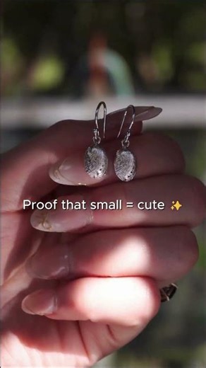 And it’s even cuter when you know it’s actually inspired by the real size of a baby paua 😍