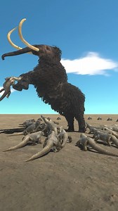 100 Komodo Dragon vs Mammoth | Gameroom