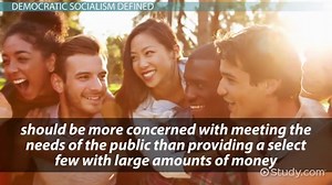 Democratic Socialism | Definition, Pros & Cons