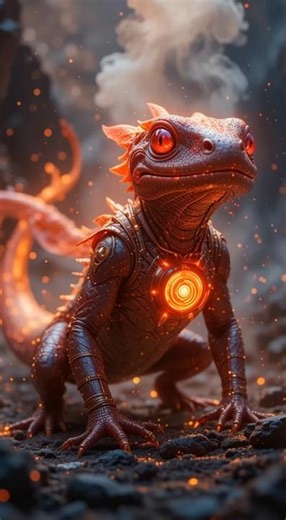 🔥 Salamander Pyromancer Destroys Frost Serpent! #BeastAnimations #3DAnimation #YouTubeShorts