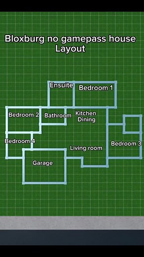 Bloxburg 1 Story House Layout Without Gamepass
