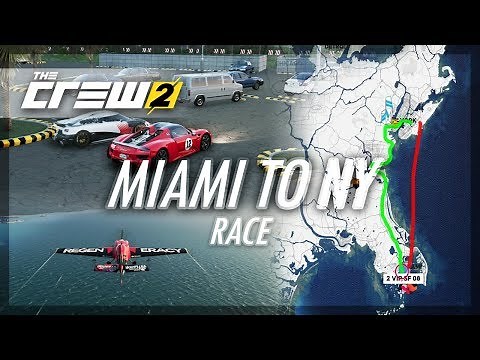 The Crew 2 - Miami to NY Race! (Plane vs Car)