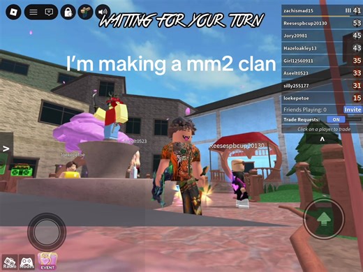 Starting a mm2 clan! User zachismad15