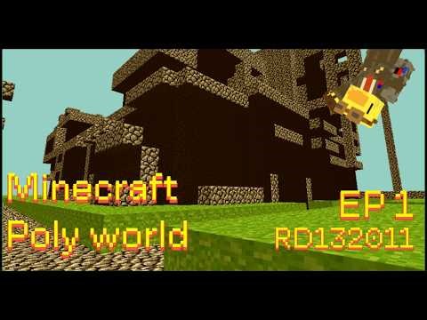 Building a City In Minecraft's Oldest Version - Minecraft Poly World Ep 1