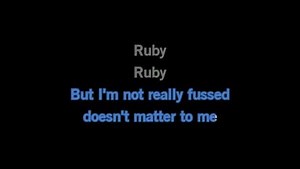Karaoke Ruby - Kaiser Chiefs - CDG, MP4, KFN - Karaoke Version