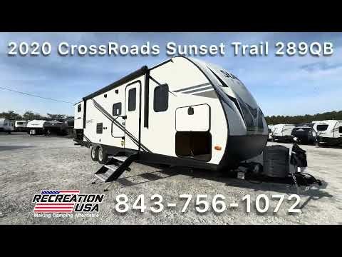 Used 2020 CrossRoads RV Sunset Trail SS289QB Travel Trailer