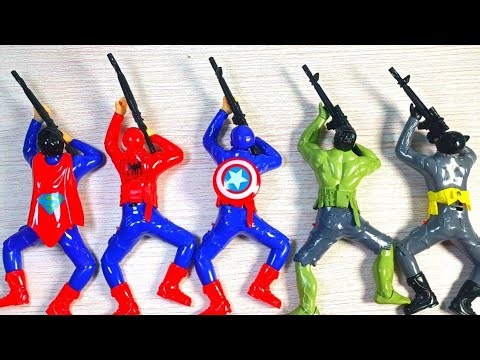 Marvel Avengers unboxing videos superhero toys iron-man Spider-Man Batman