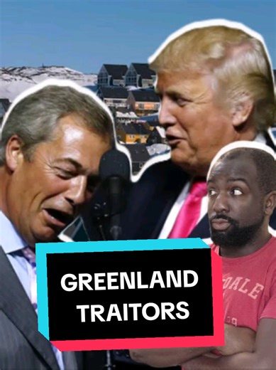 #NigelFarage ' reaction to the #Greenland tariffs on the UK show that the #ReformUk party should be done for treason.