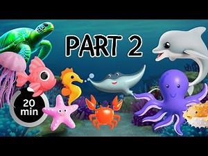 Part 2 - 🌊 Under the Sea Adventure | Baby Sensory Video with Soothing Ocean Sounds 🐠🐙