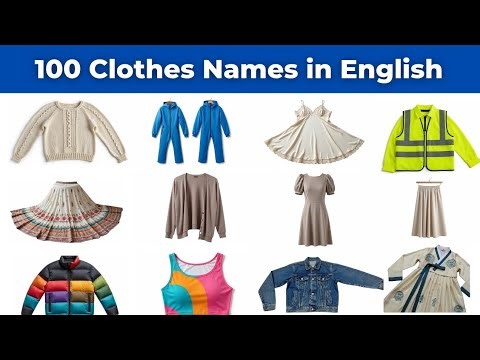 Learn Clothes Names in English | Easy Vocabulary with Pictures | English Speaking Practice