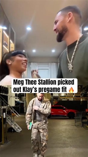 Meg got Klay fitted right 🔥🙌