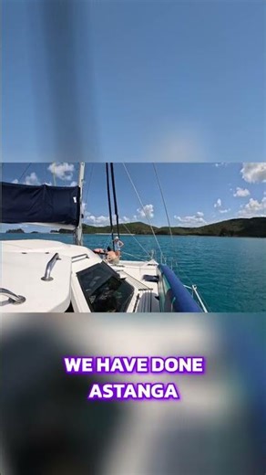 Sailing Bliss: Catamaran Adventures & Raising the Gennaker! #shorts
