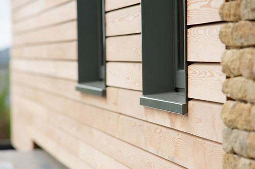 How to install uPVC windows in timber frame clad wall