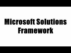 Microsoft Solutions Framework