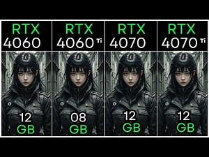RTX 4060 VS RTX 4060 TI VS RTX 4070 VS RTX 4070 TI