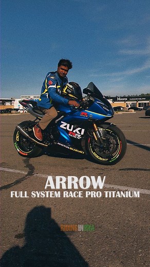 2.8K views · 247 reactions | VOLUME UP: Amazing Arrow Full System Race Pro Titanium exhaust on Suzuki GSX-R1000R. How is the sound? #ridingindna #exhaustsound #exhaustsystem #arrowexhaust #suzukigsxr1000r #suzukigsxr1000 #gsxr1000r #gsxr1000 #gsxr #gsxrr #gixxer #suzukigixxer #suzukigsxr #superbike #superbikes #superbikesound #motorcycle #motorcycles #bikelife #bikelove #sportbike #sportsbike #sportsbikelife | Riding In DNA | Facebook