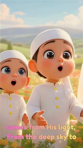 Allah the Creator #islamiccartoon #islamicsongforkids #muslimkidssongs #nasheedforchildren