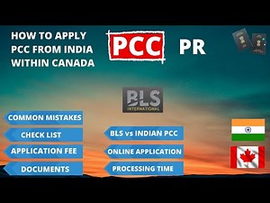 How to Apply for Indian PCC from Canada | Police Clearance Certificate, Apply PCC online from Canada