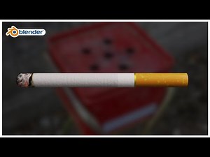 【Blender】たばこ（cigarette）の作り方を解説！