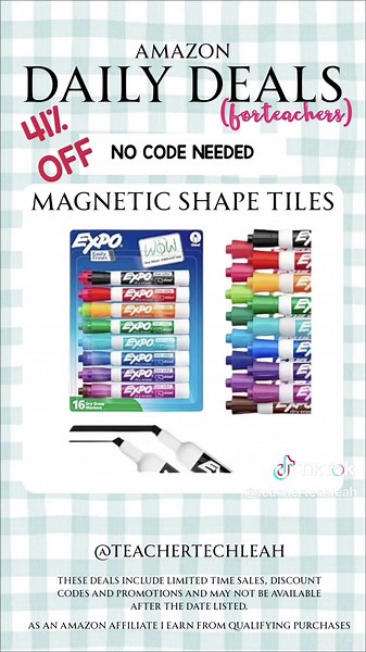 Comment your wishlist must have! Amazon teacher deals dropped daily leading up to prime day! don’t forget to sign up for my weekly email list so you’ll continue to get weekly deals gearing up for back to school! These teacher must have are on sale now, but the discount codes won’t last forever! As an Amazon affiliate, I earn up commission on qualified purchases at no cost, but it helps me to keep the deals coming! #amazondeals #teachermusthaves #teachersummer #classroomfinds