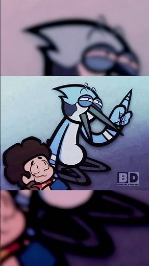Mordecai and Rigby VS. White Diamond #shorts