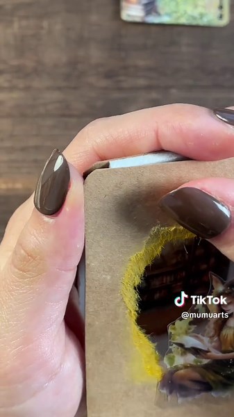 3D ATC 🧚‍♀️ All supplies are on my Bio linked store #atc #goodiesforsoul #journalingsupplies #diy #asmr #satisfying #tradingcards #anxietyrelief #craft #kidsoftiktok #scrapbooking #handmade #chill