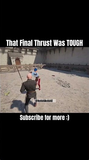 That Final Thrust Was TOUGH | Half Sword Demo