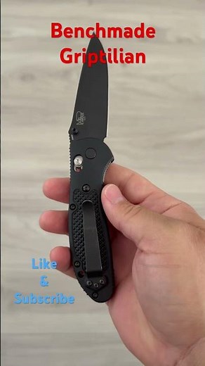 Benchmade Griptilian 551 with CPM-S30V steel - drop-point blade
