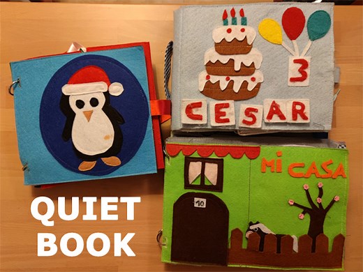 Tutorial: cómo hacer un quiet book o libro sensorial de fieltro (1) - Disfruti