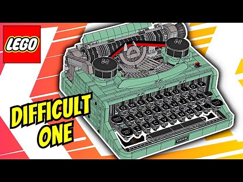 Mind-blowing LEGO Typewriter 21327 | Speed Build
