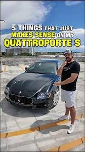 Things About The Maserati Quattroporte That Just Make Sense!!!