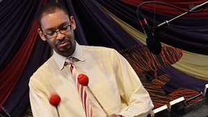 Jason Marsalis and his good vibes