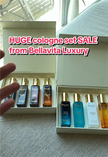 You’re getting all 8 of Bellavita luxury men’s colognes in this set 😮‍💨 #cologne #bellavita #bellavitaluxury #menscologne #fragrancelab