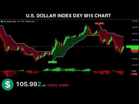 DXY US DOLLAR INDEX Trading chart ( Recorded footage from our Live stream )