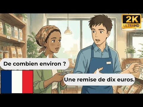18 Minutes Comparing Prices When Shopping | Learn French Easy Through Vocabulary A1 A2