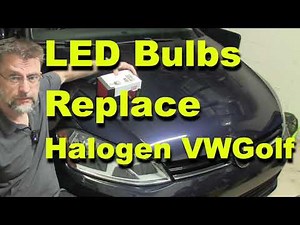 Halogen to LED VW MK7 Golf deAutoLED Bulb Replacement GTI Alltrack Sportwagen Volkswagen