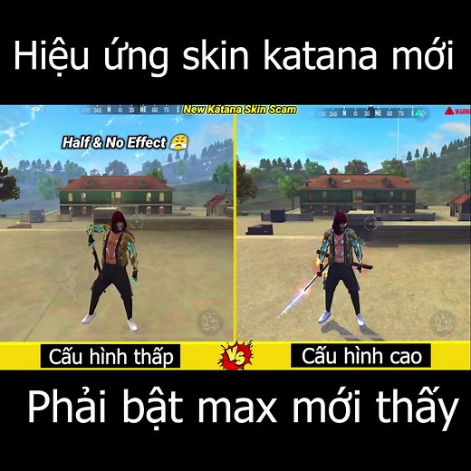Bí mật Katana siêu ảo và cách sử dụng trong Free Fire OB33 Update