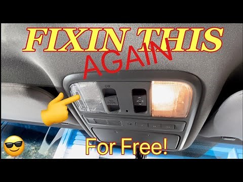 HOW To FIX the DOME MAP LIGHTS on a HONDA PILOT - Easy Free Fix!
