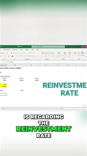 Internal Rate of Return The Reinvestment Rate Problem Explained